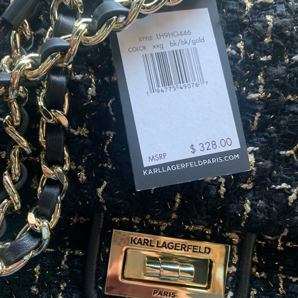 Karl lagerfeld new purse with hardware - Picture 2 of 3